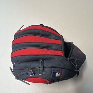 Wilson 10" Red Black Synthetic Leather Baseball Glove A02RB15CLE Youth Lined